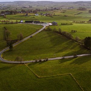 Luftbild von Landschaft